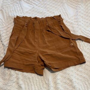 Casual Tan Women's Cargo Shorts